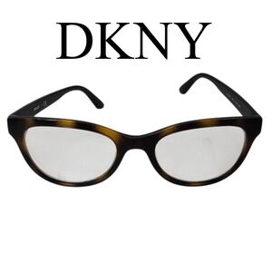 DKNY Eyeglasses Women 51mm Tortoise Black DY 4687 Cat Eye Designer Luxury Frames